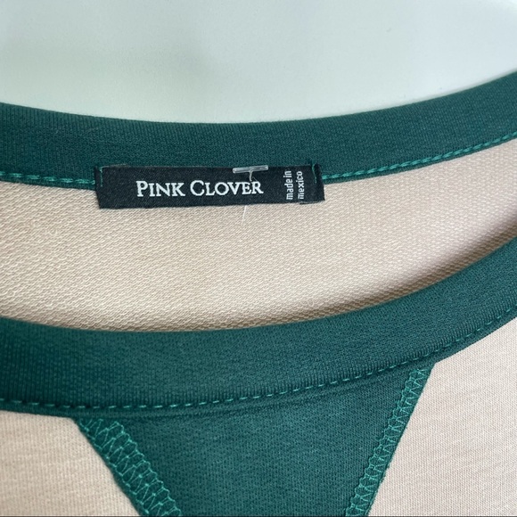 Stitch Fix l Pink Clover Raglan Knit Top, Medium - Picture 5 of 8